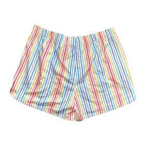Cat & Jack Girls' Pajama Shorts - Rainbow Stripe